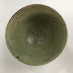 Japanese Vtg Ceramic Tea Ceremony Bowl Chawan Brown Pottery Kintsugi GTB721