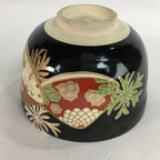 Japanese Vtg Ceramic Tea Ceremony Bowl Chawan Pottery Shell Makie GTB728