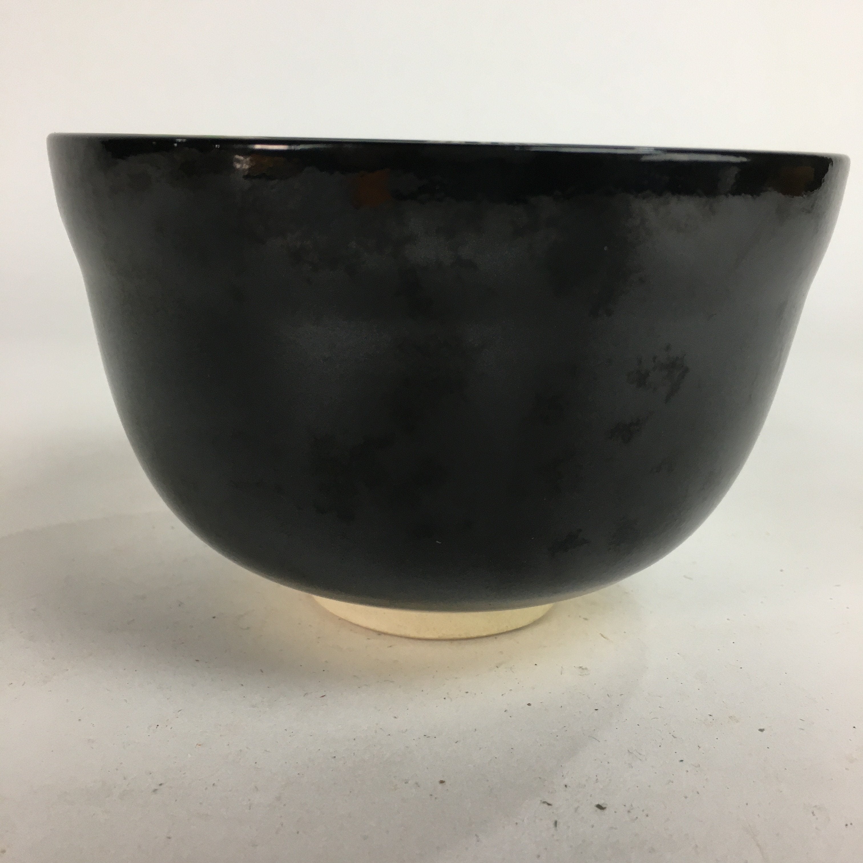 Japanese Vtg Ceramic Tea Ceremony Bowl Chawan Pottery Shell Makie GTB728