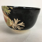 Japanese Vtg Ceramic Tea Ceremony Bowl Chawan Pottery Shell Makie GTB728