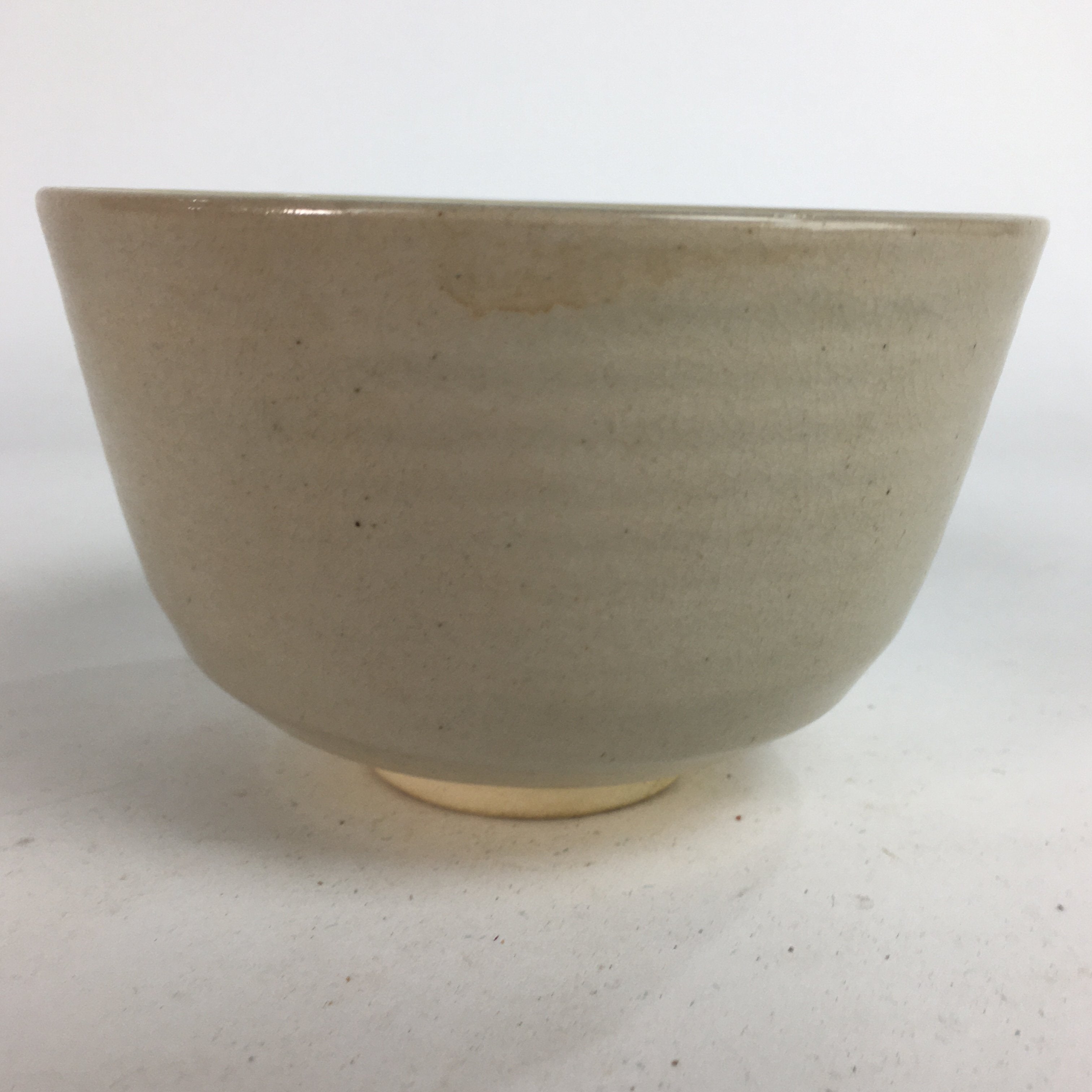 Japanese Vtg Ceramic Tea Ceremony Bowl Chawan Pottery Tokaido Poem GTB732