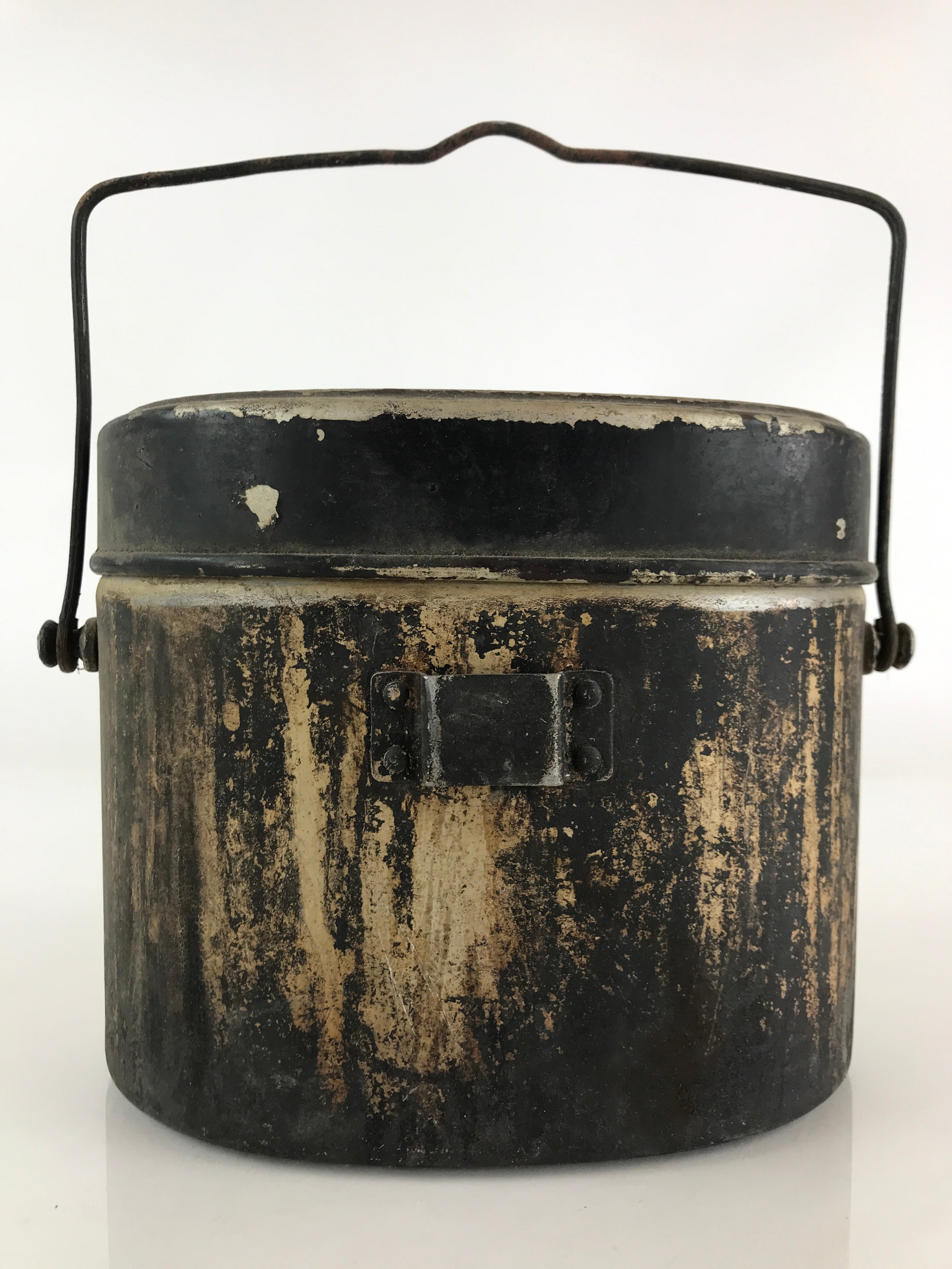 Japanese WW2 Army Rice Cooker Hango Nigiri Arrow Nasu Aluminum Tokyo J ...