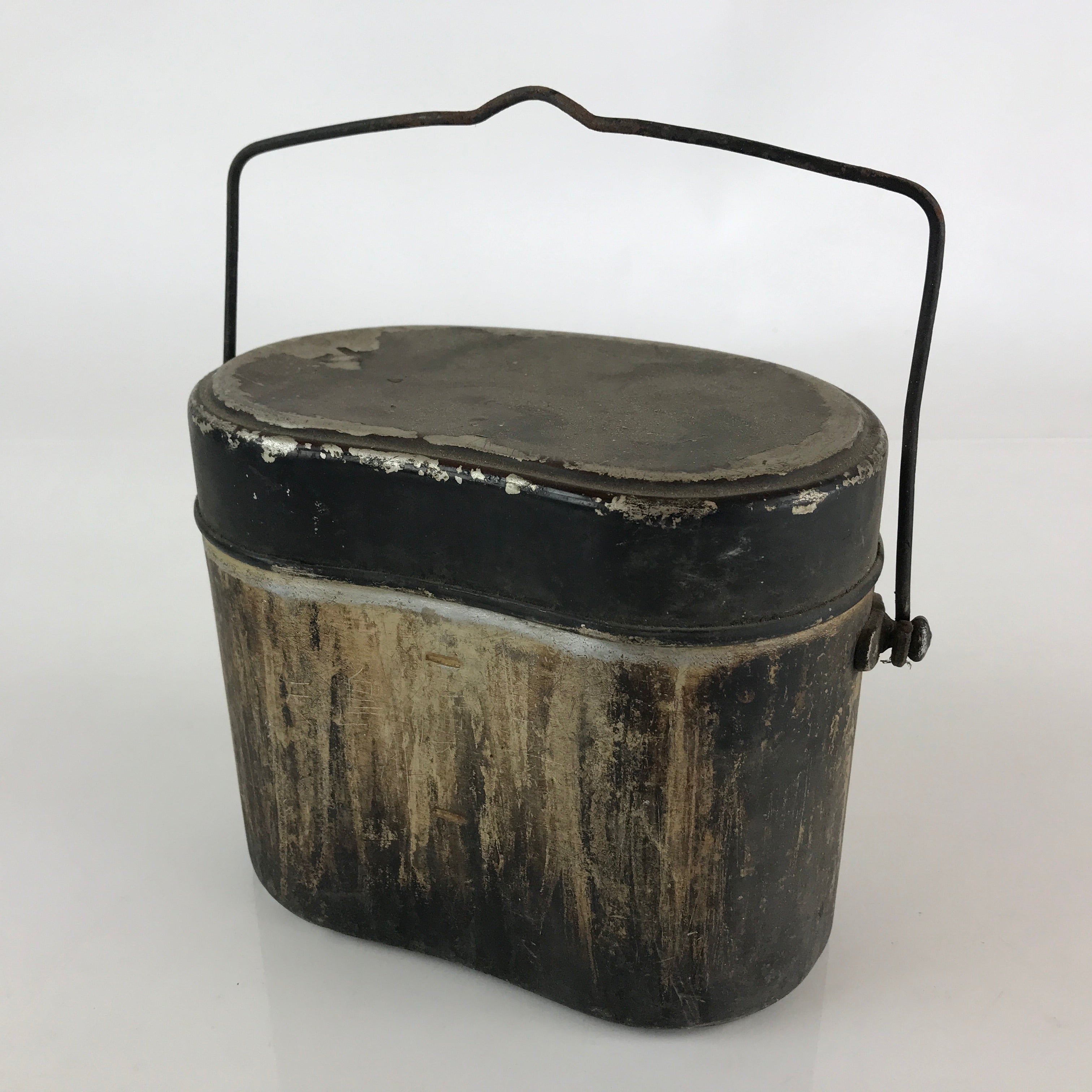 Japanese WW2 Army Rice Cooker Hango Nigiri Arrow Nasu Aluminum Tokyo J ...