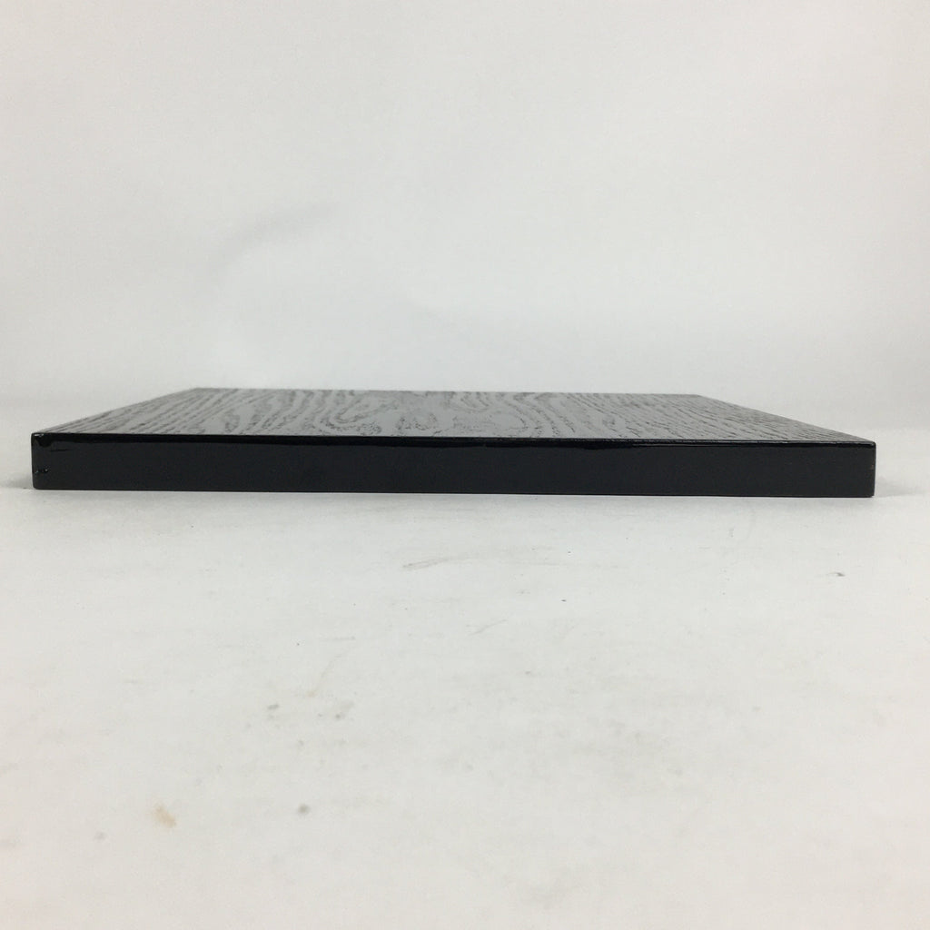 Japanese Wood Board For Kettle Brazier Vtg Shikiita Tea Ceremony Black UR618