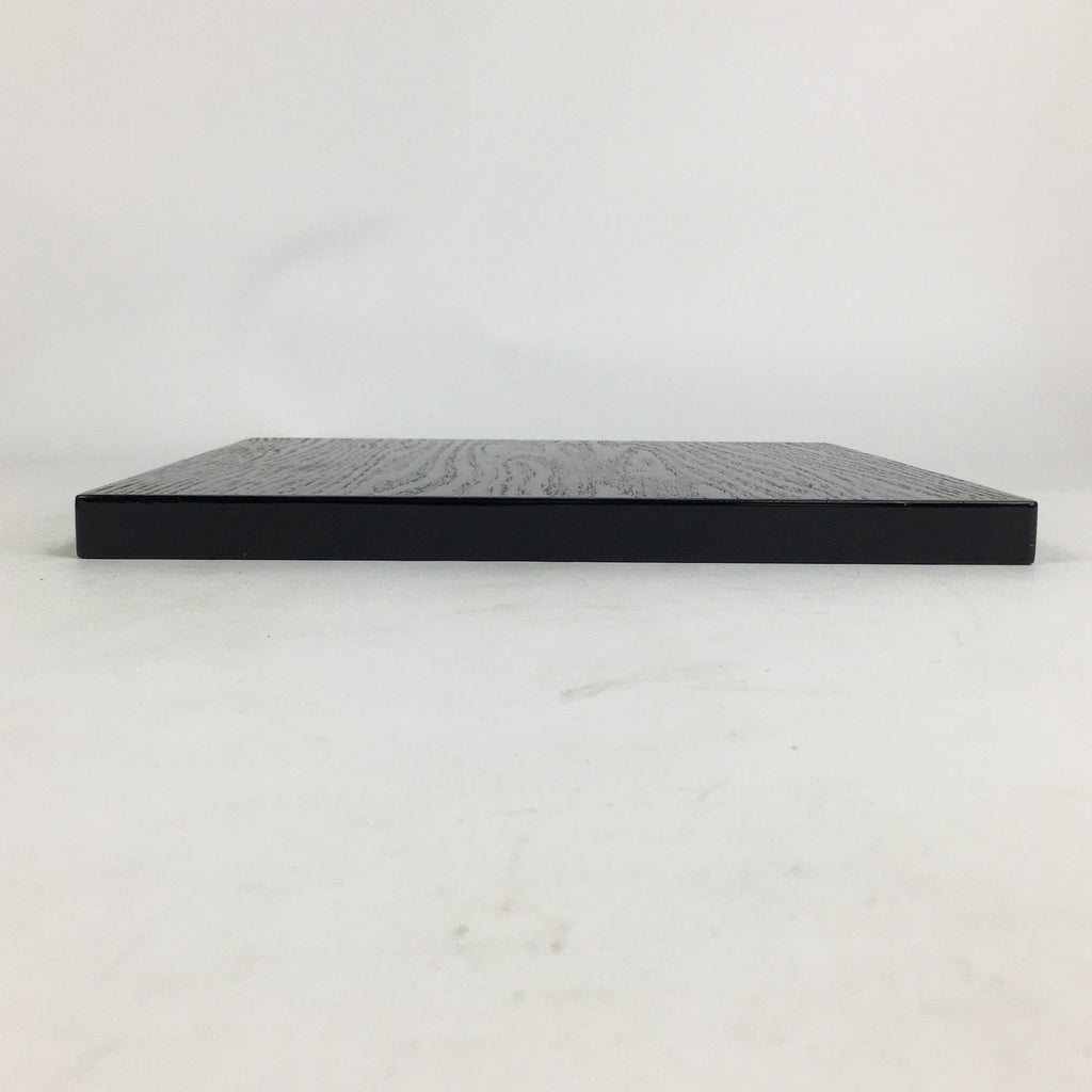 Japanese Wood Board For Kettle Brazier Vtg Shikiita Tea Ceremony Black UR618