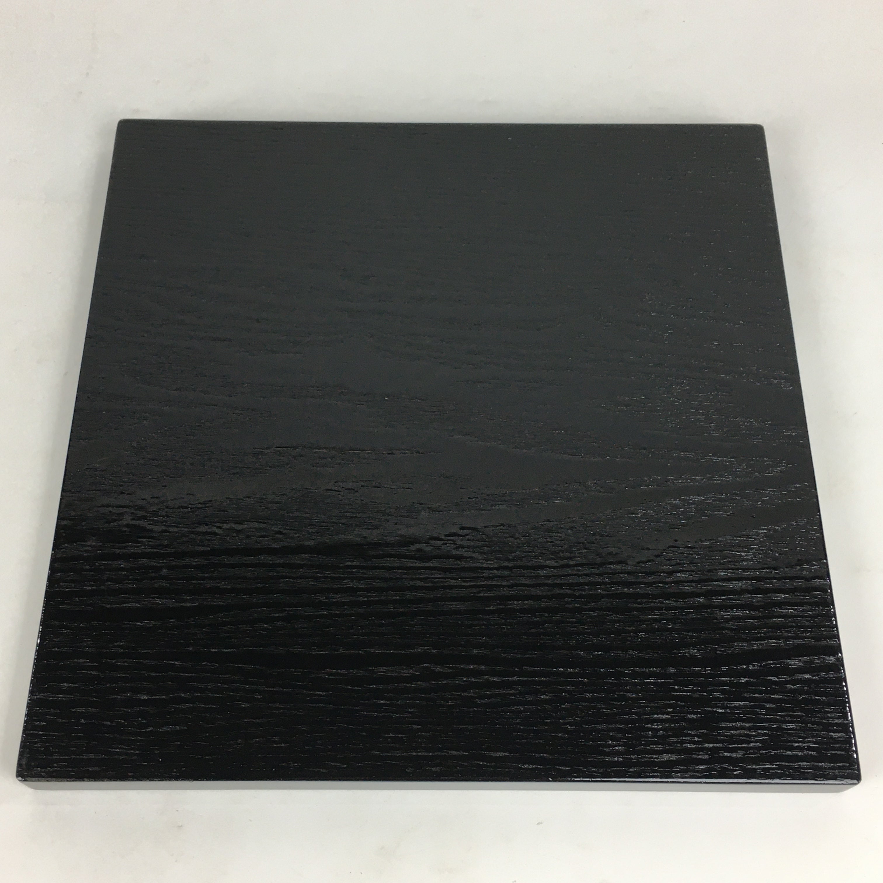 Japanese Wood Board For Kettle Brazier Vtg Shikiita Tea Ceremony Black UR618