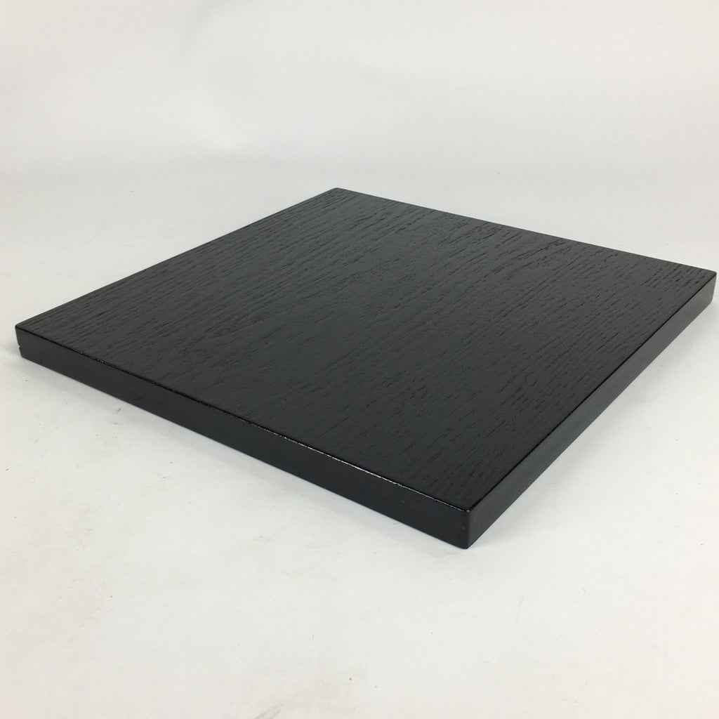 Japanese Wood Board For Kettle Brazier Vtg Shikiita Tea Ceremony Black UR618