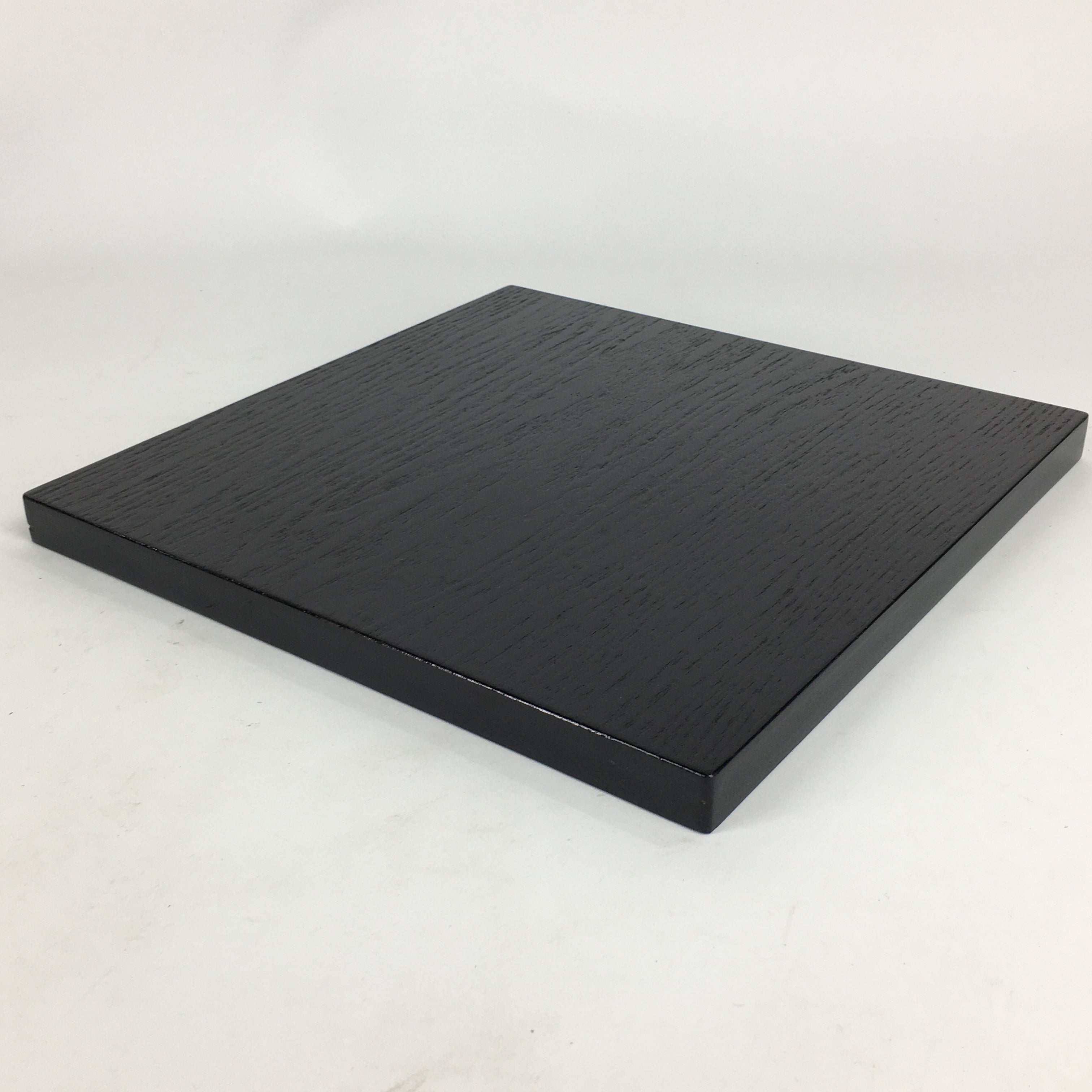 Japanese Wood Board For Kettle Brazier Vtg Shikiita Tea Ceremony Black UR618