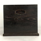 Japanese Wood Brazier Ash Pot Fire Pit Vtg Tea Ceremony Brown Hibachi H39