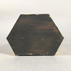 Japanese Wood Buddhist Altar Statue Vtg Nyorai Shaka Amida Gold Lacquer BD597