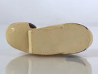Japanese Wood Carving Cat Figurine Vtg Hand-Crafted Brown White Ornament BD836