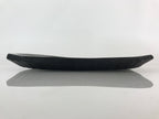 Japanese Wood Carving Nikko-Bori Tray Obon Vtg Wood Black UR816