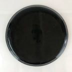 Japanese Wood Carving Tray Obon Vtg Round Wood Brown Leaf UR815