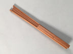 Japanese Wood Chopsticks 1 Pair Vtg Hashi Holder Tableware Brown JK113
