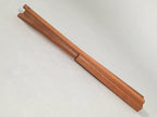Japanese Wood Chopsticks 1 Pair Vtg Hashi Holder Tableware Brown JK113
