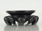 Japanese Wood Display Base Decorative Stand Vtg Figurine Vase Offerings UR834
