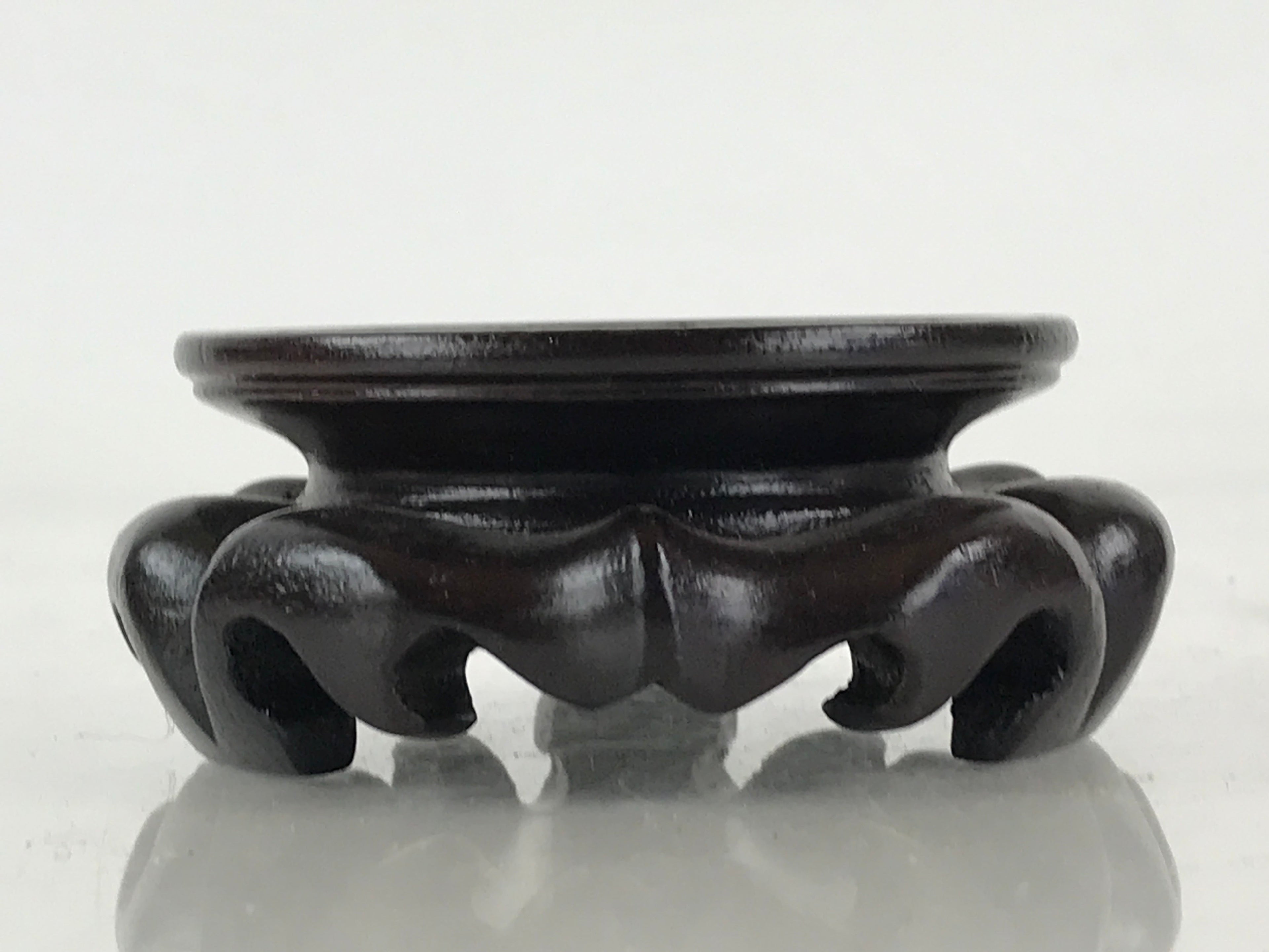 Japanese Wood Display Base Decorative Stand Vtg Figurine Vase Offerings UR834
