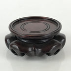 Japanese Wood Display Base Decorative Stand Vtg Figurine Vase Offerings UR834