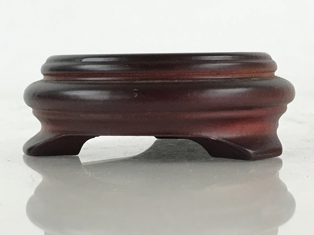 Japanese Wood Display Base Decorative Stand Vtg Figurine Vase Offerings UR835
