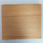 Japanese Wood Drink Coaster Plate 4pc Set Vtg Saucer Chataku Grain PX377