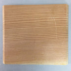 Japanese Wood Drink Coaster Plate 4pc Set Vtg Saucer Chataku Grain PX377