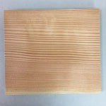 Japanese Wood Drink Coaster Plate 4pc Set Vtg Saucer Chataku Grain PX377