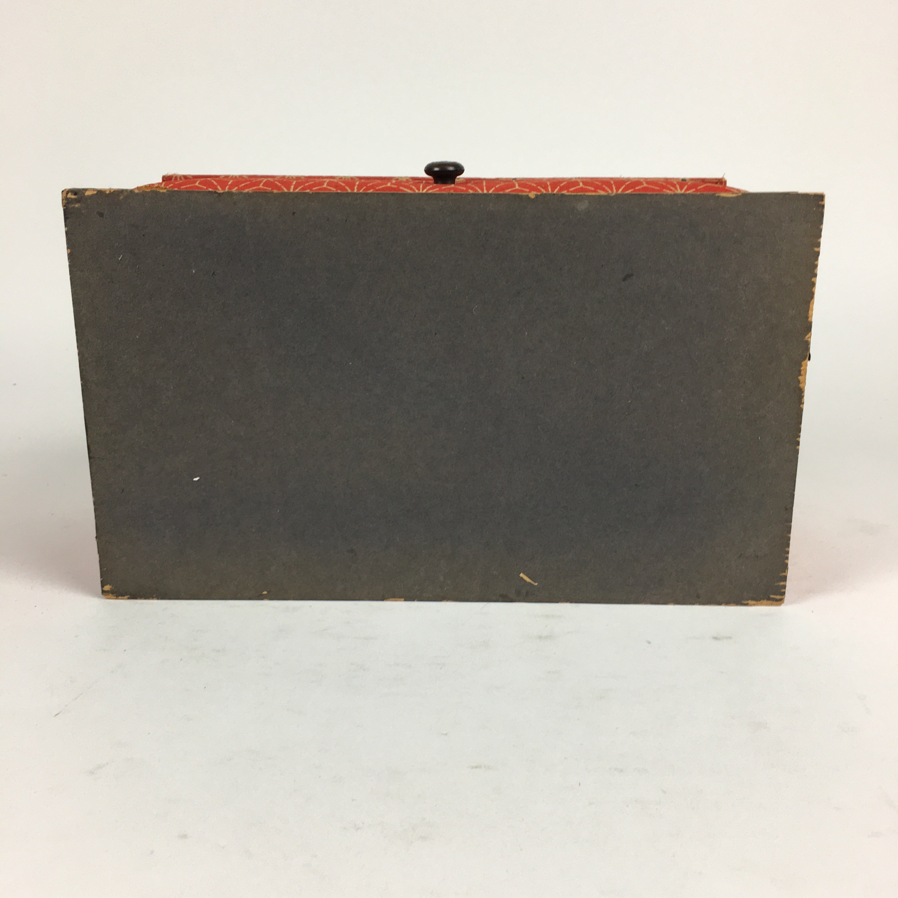 Japanese Wood Fabric Sewing Box Vtg Haribako Chest Tansu 2Drawers T291