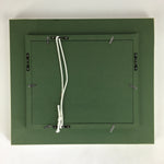 Japanese Wood Framed Oil Painting Picture Vtg European Village Hagino FL63