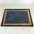 Japanese Wood Framed Painting Vtg Gigeiten God Face Hitoshi Kobayashi FL56