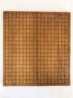 Japanese Wood Go Board Vtg Portable Game Goban Igo 19X19 Grid GB74