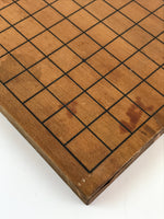 Japanese Wood Go Board Vtg Portable Game Goban Igo 19X19 Grid GB74