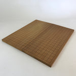Japanese Wood Go Board Vtg Portable Game Goban Igo 19X19 Grid GB75