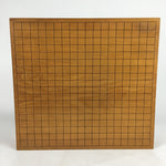 Japanese Wood Go Board Vtg Table Game Goban Leg Heso Igo 19X19 Grid GB50