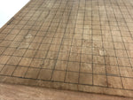 Japanese Wood Go Board Vtg Table Game Goban Leg Heso Igo 19X19 Grid GB79