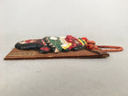 Japanese Wood Handmade Display Vtg Wall Hanging Oni Demon Nagasaki JK185
