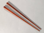 Japanese Wood Lacquer Chopsticks 1 Pair Vtg Hashi Holder Tableware Brown JK114