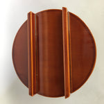 Japanese Wood Lacquer Cooked Rice Container Shunkei Nuri Vtg Ohitsu UR480