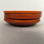 Japanese Wood Lacquer Drink Saucer 5pc Set Shunkei-Nuri Chataku Coaster PX485