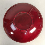 Japanese Wood Lacquer Drink Saucer 5pc Set Shunkei-Nuri Vtg Chataku Coaster PX48