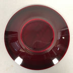 Japanese Wood Lacquer Drink Saucer Shunkei-Nuri Vtg Chataku Coaster QT95