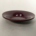 Japanese Wood Lacquer Drink Saucer Shunkei-Nuri Vtg Chataku Coaster QT95