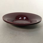 Japanese Wood Lacquer Drink Saucer Shunkei-Nuri Vtg Chataku Coaster QT95