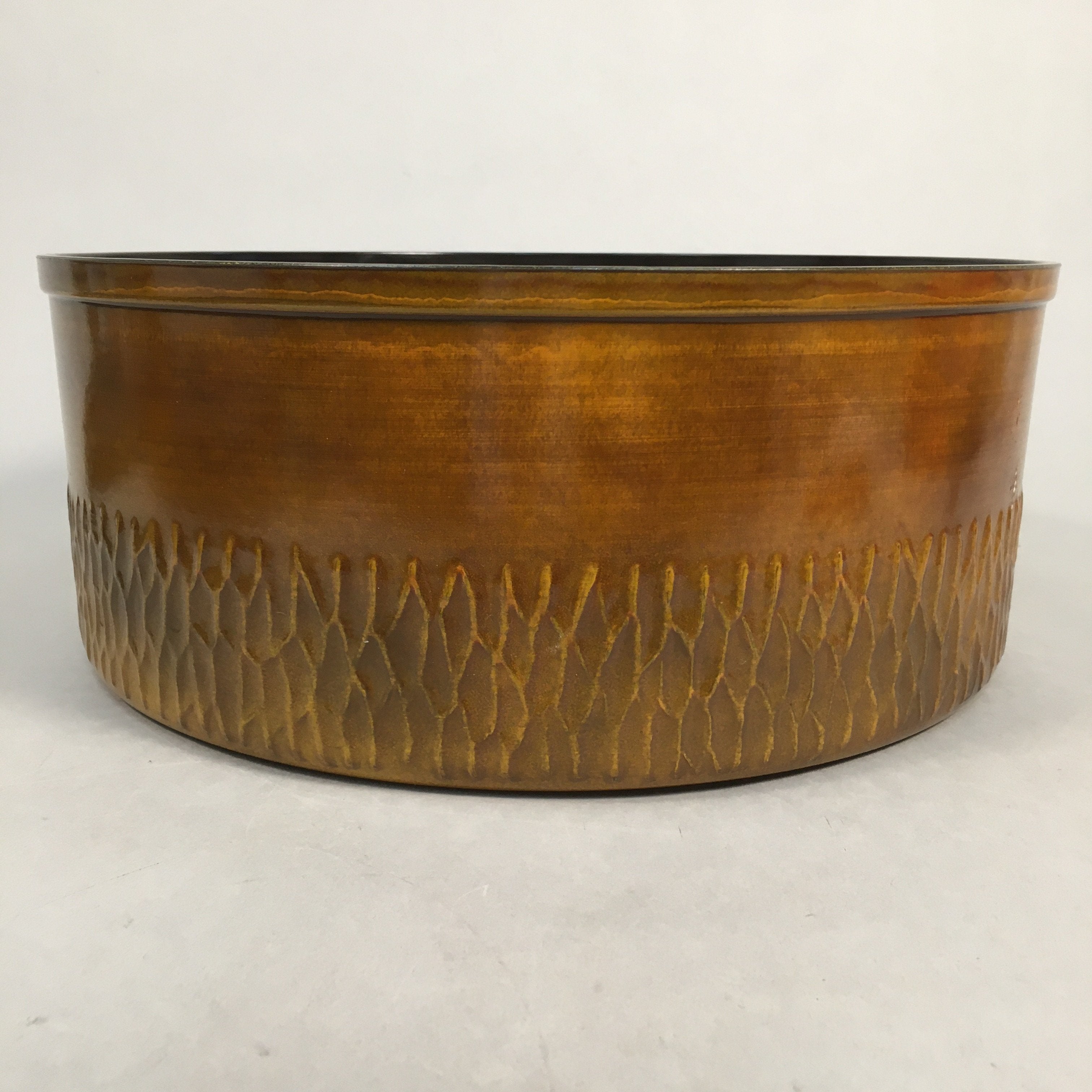 Japanese Wood Lacquer Lid Container Tea Box Vtg Chabitsu Sencha Utensil UR382