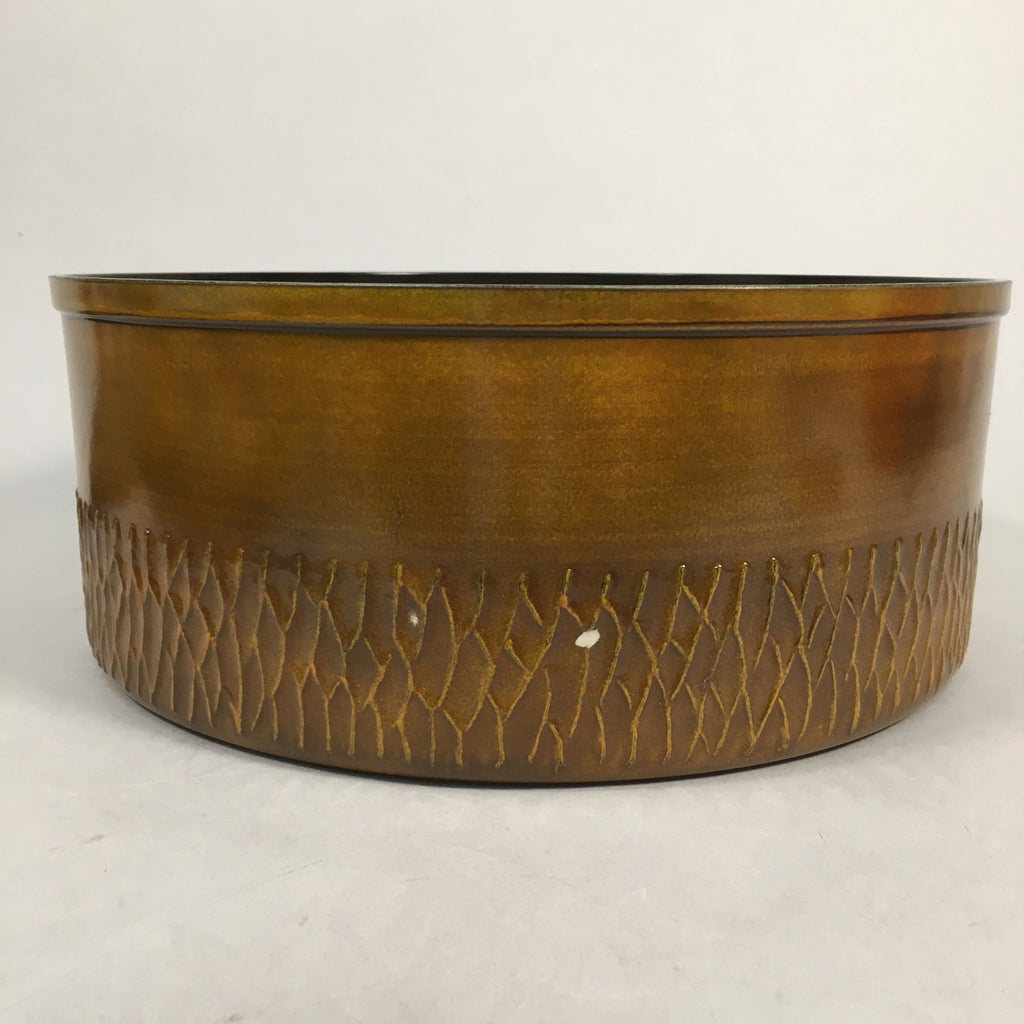 Japanese Wood Lacquer Lid Container Tea Box Vtg Chabitsu Sencha Utensil UR382