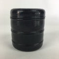 Japanese Wood Lacquer Lidded Container Double-Tiered Vtg Accessory Case UR523