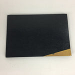 Japanese Wood Lacquer Placemat Vtg Rectangle Tray Obon Nurimono Black UR529