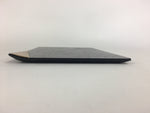Japanese Wood Lacquer Placemat Vtg Rectangle Tray Obon Nurimono Black UR529