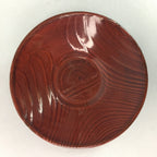 Japanese Wood Shunkei Lacquer Drink Saucer 5pc SetVtg Chataku Coaster UR160