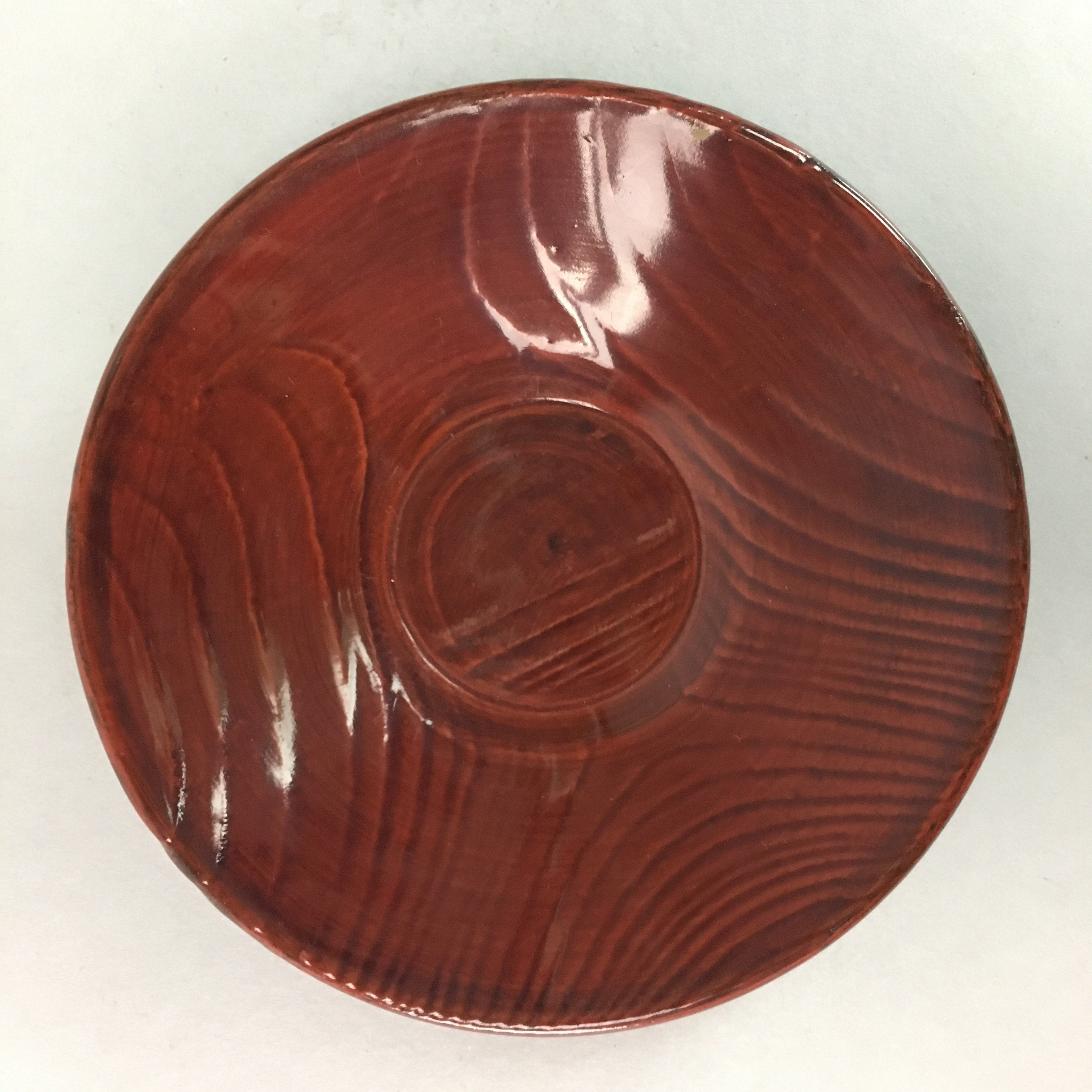 Japanese Wood Shunkei Lacquer Drink Saucer 5pc SetVtg Chataku Coaster UR160