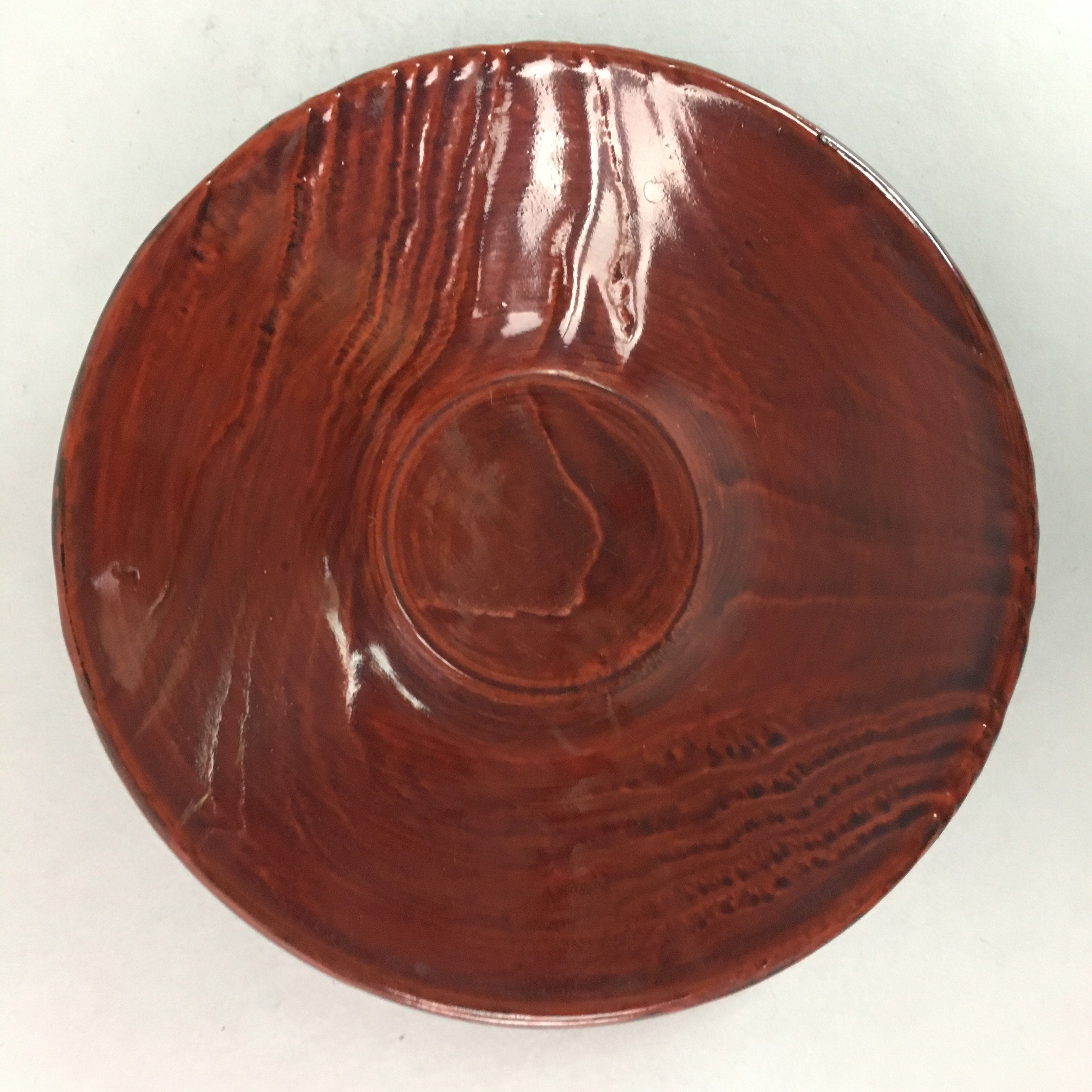 Japanese Wood Shunkei Lacquer Drink Saucer 5pc SetVtg Chataku Coaster UR160